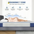 thumbnail image 5 of Avenco Phantomess 12" Adult Gel Memory Foam and Pocket Spring Hybrid Mattress King Mattress, 5 of 9