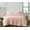 Blush, variant on Brooklyn Loom Marshmallow Plush 100% Microfiber Polyester Mustard 2-Piece Twin Comforter Set, Solid Casual themed, Adult Bedding, OEKO-TEX Certified