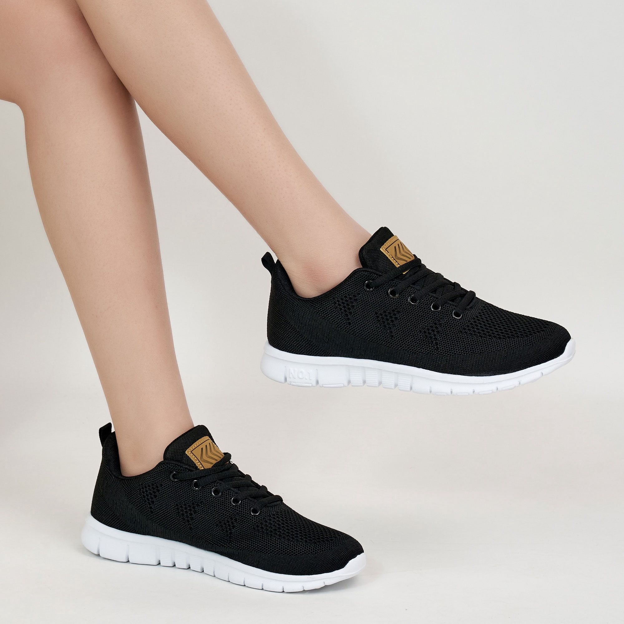 Ecetana Women Running Shoes Breathable Casual Sneakers Comfortable Walking Tennis Shoes