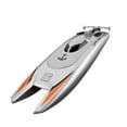 thumbnail image 3 of RC Boats for Kids Adult 25KM/H High Speed Racing Boat 2 Channels Remote Control Boats for Pools Racing Boat, 3 of 7