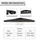 thumbnail image 2 of Paletas de Limpiaparabrisas Traseras HODEE para Chevrolet Equinox GMC Terrain, 2 of 5