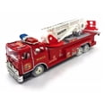thumbnail image 6 of USToyOutlet Heroes To The Rescue Fire Engine Truck with Extending Ladder & Lights & Siren Sounds Bump & Go Action - Red, 6 of 7