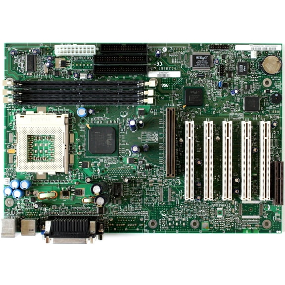 Motherboard, intel d815eea (easton) gateway p/n 4000622, a19243-205, skt 370