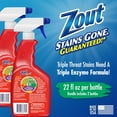 thumbnail image 2 of Zout Laundry Stain Remover Spray, Triple Enzyme Formula Removes the Toughest Stains, Made in the USA, 22 Ounce Bottles, 2-Pack, 2 of 4