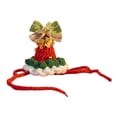 thumbnail image 4 of Gorro navideño para perro, diadema cálida, decoración para cachorros y gatos, accesorios para fotos, gorro tejido para perro, disfraz de vacaciones, corbata de moño, 4 of 10