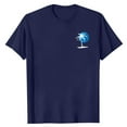 thumbnail image 3 of Dagegui T Shirts for Man Palm Tree Printed Graphic Tees Casual Summer Beach Tops Short Sleeve Crew Neck Basic Tee Shirt Today Sales Dark Blue,M, 3 of 5