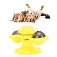 thumbnail image 4 of Rotating Cat Toy, Massage Cat Spin Toy Ideal Designed Windmill Cat Toy With Battery In For Teasing Cat Yellow, 4 of 8