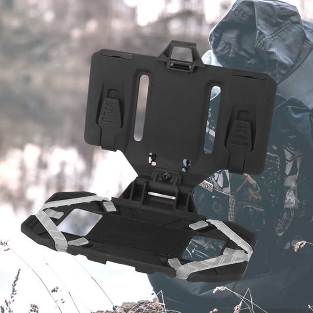 Tablero de navegación plegado MOLLE Holder Cellphone Gear Vest Accesorios (Negro)