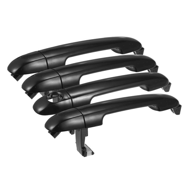 Unique Bargains Front Rear Left Driver Right Passenger Side Exterior Door Handle for Sonata NF 2006-2010 Black 8Pcs