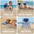 thumbnail image 6 of Ostrich The Original Chaise Lounge Beach Chair and Custom Fitted Towel Cover, 6 of 12