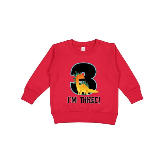 Inktastic 3rd Birthday Dinosaur Party Toddler Sweatshirt