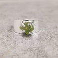 thumbnail image 6 of Natural Peridot Ring, Rough Peridot Gemstone Ring, August Birthstone, Wide Band, 925 Sterling Silver, Womens Ring, Christmas, Thanksgiving, Handmade, Statement Jewelry, Rough Gemstone Jewelry, 6 of 6