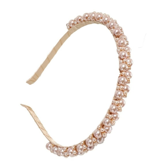 FENOHREFE Elegant Women's Hair Accessories Hairbands with Imitation Pearl Detail Fashionable Headpieces Headbands for Woman