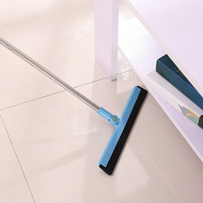 KOLLIEE Floor Squeegee Adjustable Professional Water Squeegee Foam with 50  Handle for Garage Tile Shower Hair Floor Wiper