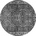 thumbnail image 1 of Ahgly Company Indoor Round Persian Gray Traditional Area Rugs, 7' Round, 1 of 1