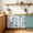 White, variant on Teal Leaves Fall Cabinet Dishwasher Hidden Curtains, Privacy Closet Door Curtain, Thanksgiving Botanical Rustic Black Adhesive Dust Proof Under Sink Skirt for Bathroom Kitchen 35"x35"