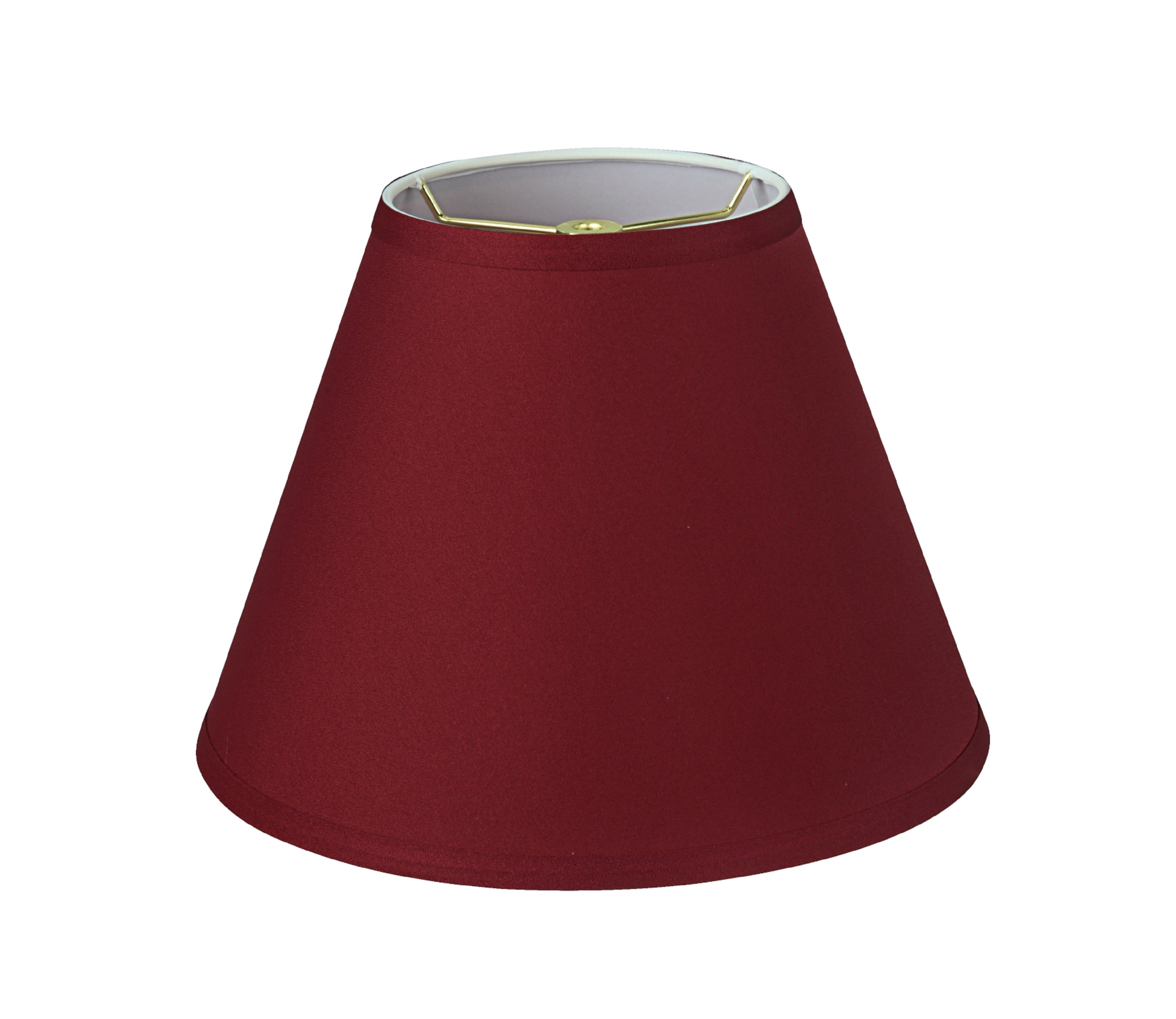 Aspen Creative 32632 Transitional Hardback Empire Shaped Spider Construction Lamp Shade in Blood Red, 12" wide (6" x 12" x 9")