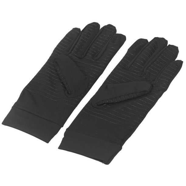 Guante De Compresión, Fibra De Cobre Guante De Artritis De Cobre Para Del Dolor Manual Cobertura De Dedo Completo Con Puntos Sin Deslizamiento Para El Cuidado Del Ciclismo