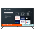 thumbnail image 1 of onn. 43" 4K UHD HDR Roku Smart TV (Model 100012584-CA-Black), 1 of 9