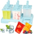 thumbnail image 1 of Moule à Glace, Moulle Esquimaux, Mini Moule a Glace, Glaces à l'eau, Ice Pop Mold Popsicle Sorbet DIY Réutilisable, Moulle Magnum pour DIY Sorbet Yaourts, 1 of 5