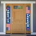 thumbnail image 5 of Qocolhg American Flag Patriotic Soldier Porch Sign Banners,Patriotic Decorations for Memorial Day 4th of July Independence Day Veterans Day Labor Day Hanging Banner for Yard Outdoor Clearance, 5 of 5