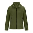 thumbnail image 5 of Men's Tactical Hoodie Fleece Jacket Winter Warm Full-Zip Outdoor Hiking Coat with Zip-pockets, 5 of 7