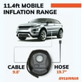 thumbnail image 4 of Sylvania Basic Portable Tire Inflator with Analog Dial Gauge, 1-Pack, 4 of 8