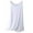 White, variant on NAFUU Summer Nightgowns For Women Plus Size Sleepwear Sleeveless Round Neck Tshirt Sleep Dress Solid Color Loose Nightshirt Sleep Dress