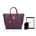 thumbnail image 5 of Dasein Women Handbags Purses Large Tote Shoulder Bag top Handle Satchel Bag for Work, 5 of 9