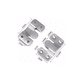 thumbnail image 2 of 20 Pzs Soporte De Montaje Empotrado Para Colgar Mueble plata, 2 of 4