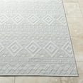 thumbnail image 5 of Mark&Day Outdoor Rugs, 5x7 Teaira Modern Indoor/Outdoor Light Silver Area Rug, Non Shedding Grey Carpet for Patio, Deck, Bedroom, Living Room or Kitchen (5'3" x 7'), 5 of 7