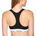 thumbnail image 2 of Calvin Klein Womens Logo Alphabet Letter Bra,Black,Medium, 2 of 2