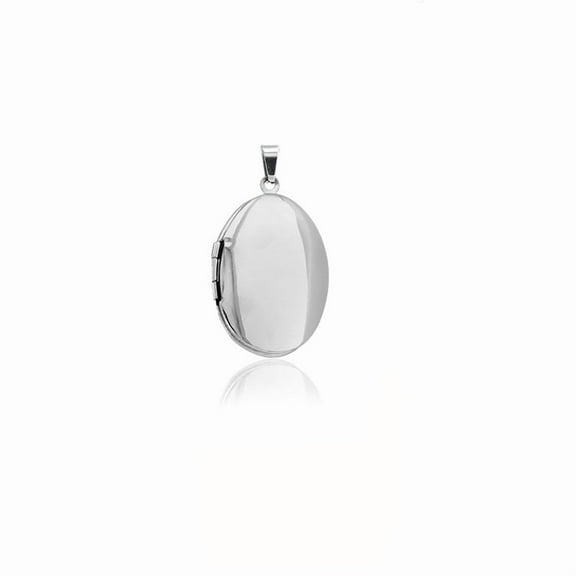 Resistant 304 Stainless Steel Locket Pendants Oval Stainless Steel Color 24x16x5mm Hole: 10x5mm Inner Size: 15x10mm