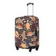 thumbnail image 2 of Qekee Turtles and Sea Plants Elastic Luggage Cover, Double-sided Print, Invisible Zipper, for Travel, Business, Daily - Large, 2 of 9