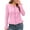 Pink, variant on Women's Casual Fashion Solid Color Short Sweater Ruffled Top for Fall Winter Feminine Touch,Pink,S