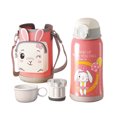thumbnail image 3 of Taza De Agua De Dibujos Animados Copa de paja linda de acero inoxidable Taza de agua para beber al aire libre para niños adultos Sywqhk Para Estrenar, 3 of 9