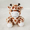 thumbnail image 3 of Mini Forest Animals Stuffed Plush Toy Sitting Lion Tiger Elephant Monkey Leopard Giraffe Doll Keychain For Kid Birthday Gifts, 3 of 5
