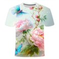 thumbnail image 1 of T-Shirt Homme Feuille d'Érable Été, Col Rond, Mode 3d Hd, Manches Courtes, Vêtements Créatifs, 1 of 5