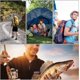 thumbnail image 4 of Bolsa impermeable para aparejos de pesca - Bolsa bandolera de pesca con gran capacidad, 4 of 5