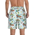 thumbnail image 3 of Naloa Cartoon Car Racing Men's Beach Shorts, Surfing shorts, Swim trunks, Quick Dry Swim Trunks for Surfing Beach Fun - X-Large, 3 of 9