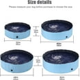 thumbnail image 5 of Dog Pool Foldable pet Pool Large Dog Swimming Pool pet Swimming Pool PVC Non-Slip Pool for All Kinds of Pets 63-12in, 5 of 7