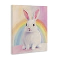 thumbnail image 2 of Stupell Industries Cottage Rainbow Bunny in Pastel Hues Canvas Art, 24 x 30, by The Prints Vibe, 2 of 8