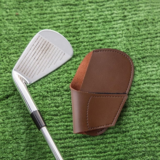 Funda ligera para palos de golf Accesorios de golf Funda para putter para exteriores (café)
