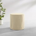 thumbnail image 2 of Crosley Furniture Housse de Meuble Bistro d'Extérieur Ronde en Vinyle, Couleur Beige, 2 of 6