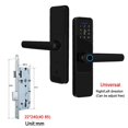 thumbnail image 2 of Serrure de Porte Intelligente avec Poignée, Entrée Sans Clé, Serrure de Porte pour Porte d'Entrée, Serrure Wi-Fi, Application Smart Life Free, Télécommande de Porte 35-120 mm, Maison Intelligente Intégrée, 2 of 5