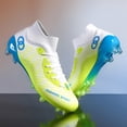 thumbnail image 3 of Zapatos de fútbol para hombres, botas de fútbol al aire libre, zapatillas de fútbol para césped, zapatos de entrenamiento para interiores, tacos de hierba para niños, gran oferta, envío directo, 3 of 5