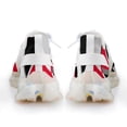 thumbnail image 6 of Red Grey Black Geometric Art Modern Abstract Walking Shoes for Men Woman Lightweight Tennis Fashion Elastic Sports Shoes Cushion Basketball Shoes, 6 of 7