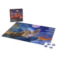 thumbnail image 3 of 500-Piece Jigsaw Puzzle with Foil Accents, Wolves Howling at the Moon, 3 of 5