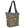 thumbnail image 3 of Kdxio Colorful Sunflowers Women Reusable Grocery Bags Foldable Ripstop,Reusable Shopping Bags for Shopping,Gym,Gift, 3 of 8