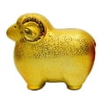 thumbnail image 4 of Tirelire en Céramique Dorée en Forme de Cochon pour Enfants, Cadeau d'Anniversaire et Décoration Intérieure, Durable, 4 of 8